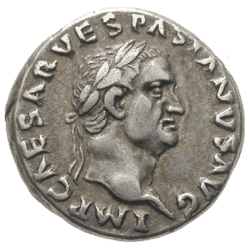 VESPASIANUS 69-79 n.Chr. Denar, 69-71 n.Chr., Römische Münzen der Kaiserzeit (Vorderseite)