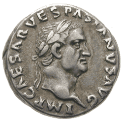 VESPASIANUS 69-79 n.Chr. Denar, 69-71 n.Chr., Rmische Mnzen der Kaiserzeit (Vorderseite)