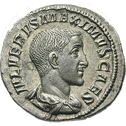 MAXIMUS als Caesar Denar 235-236 n.Chr., Rmische Mnzen der Kaiserzeit (Vorderseite)