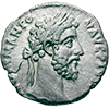 DIVUS COMMOSUS Denarius 195 AD., Roman Imperial Coinage (Front side)