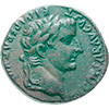 TIBERIUS als Caesar 9-14. Semis, Lugdunum, 12-14 n.Chr., Rmische Mnzen der Kaiserzeit (Vorderseite)