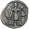 C. IULIUS CAESAR Denar, Heeresmnzsttte, 48-47 v.Chr. , Mnzen der Rmischen Republik (Rückseite)