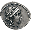 C. IULIUS CAESAR Denarius, military mint moving with Caesar, 48-47 bc. , Roman Republican Coinage (Front side)